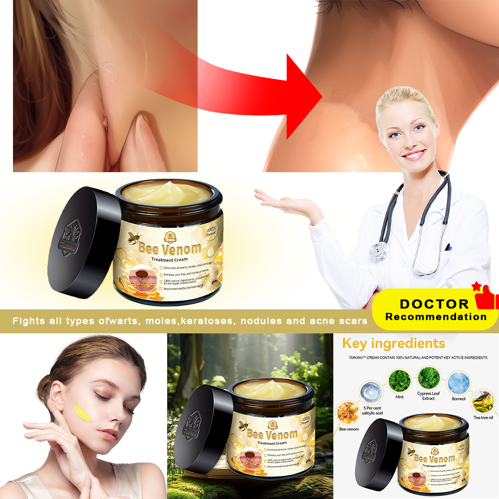 𝑇𝑢𝑟𝑜𝑛𝑢™ Bee Venom Skin Treatment Cream🍎
